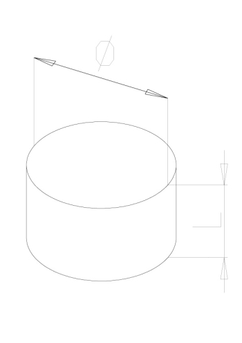 End Cap - Model 8040 CAD Drawing
